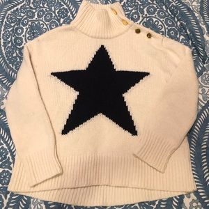 Kate spade star turtleneck sweater
